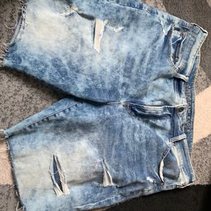 Denim shorts